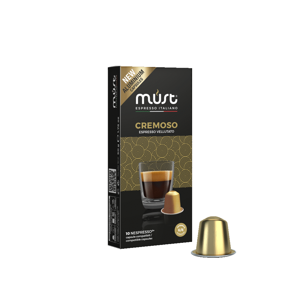 Graphic Design coffeee packaging, Aluminium capsule, Nespresso compatible